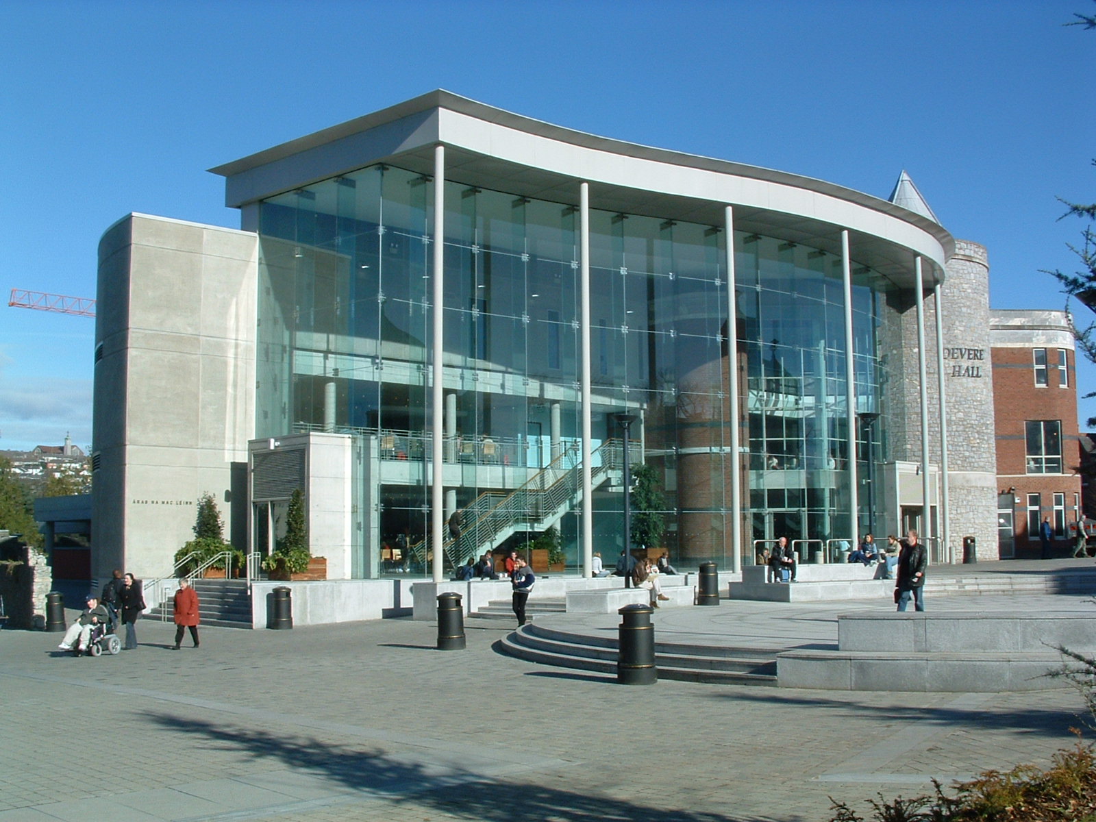 student centre on a sunny day